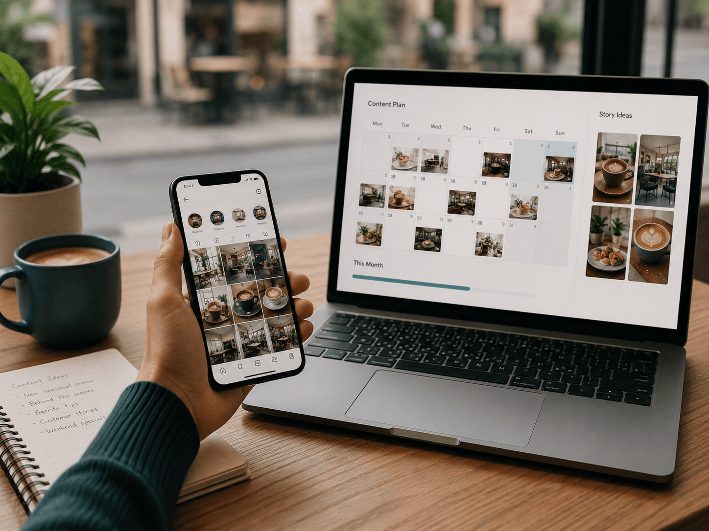 lokale Sichtbarkeit - Social Content Pack