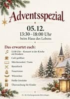 Projekte & Referenzen 6 Helle klassische Adventsspezial-Flyer-Variante für Rövershagen